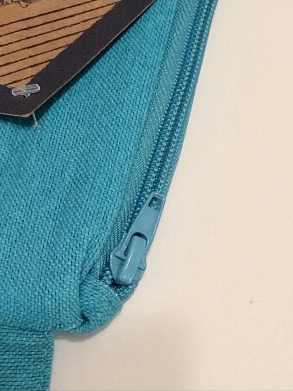 Sophie‎ Maison Mediterraneen Blue Colorblock Zip Pochette Pouch